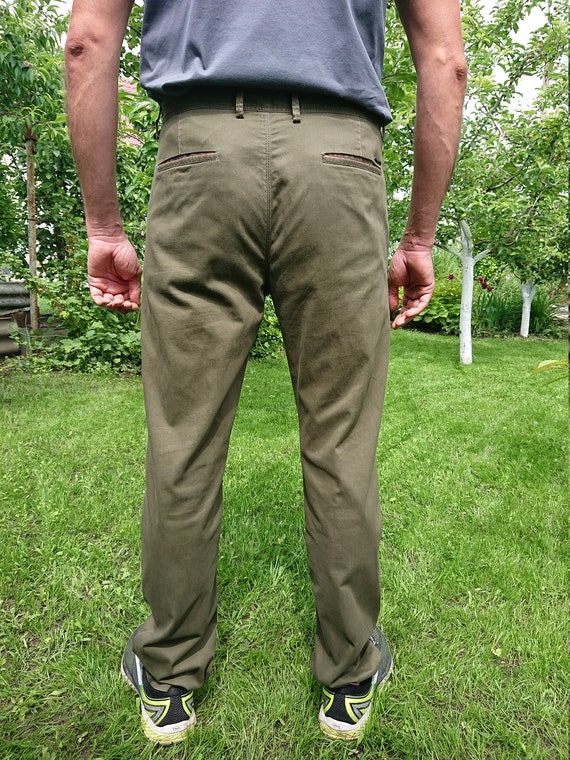 M100 Pant - Olive Cotton – s.k. manor hill