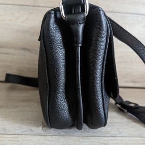 Katana Marque Deposee Black Leather Crossbody Messenger Paris Bag - Etsy