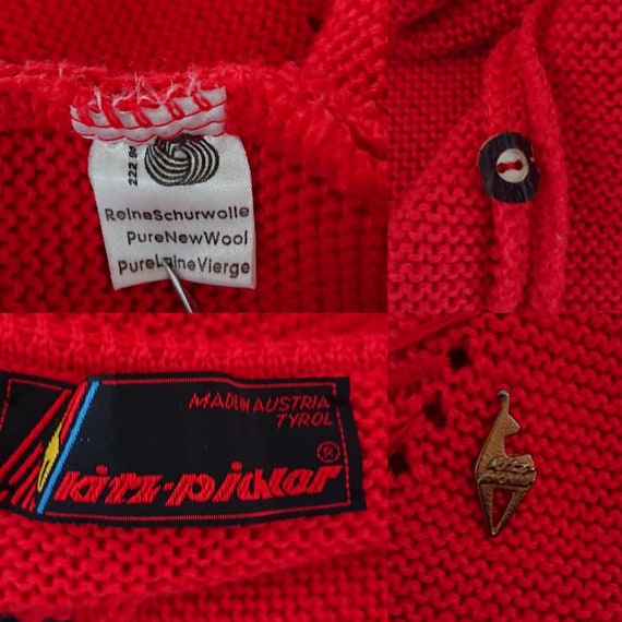 Vintage Austrian Kitz-Pichler 80s Tyrolean Knit F… - image 10