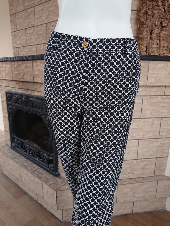 MICHAEL KORS Pantalon Femme Pantalon imprime geometrique chaine ronde taille S Etsy France