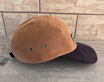 Supreme Quilting Leather Camp Cap Brown