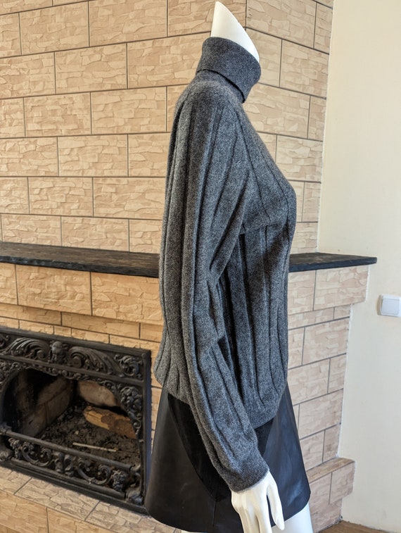 Brunello Cucinelli Womens grey Sweater 100% Cashm… - image 4