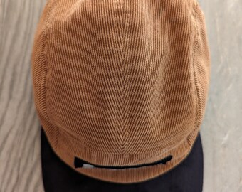 Supreme Vintage Velvet Camp Cap Hat Brown Black 5 Panel Logo Supreme Vintage Velvet Camp Cap Hat Brown Black 5 Panel Logo