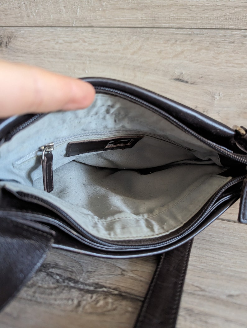 Radley Brown Leather Crossbody Bag Long Adjustable Strap Etsy Australia