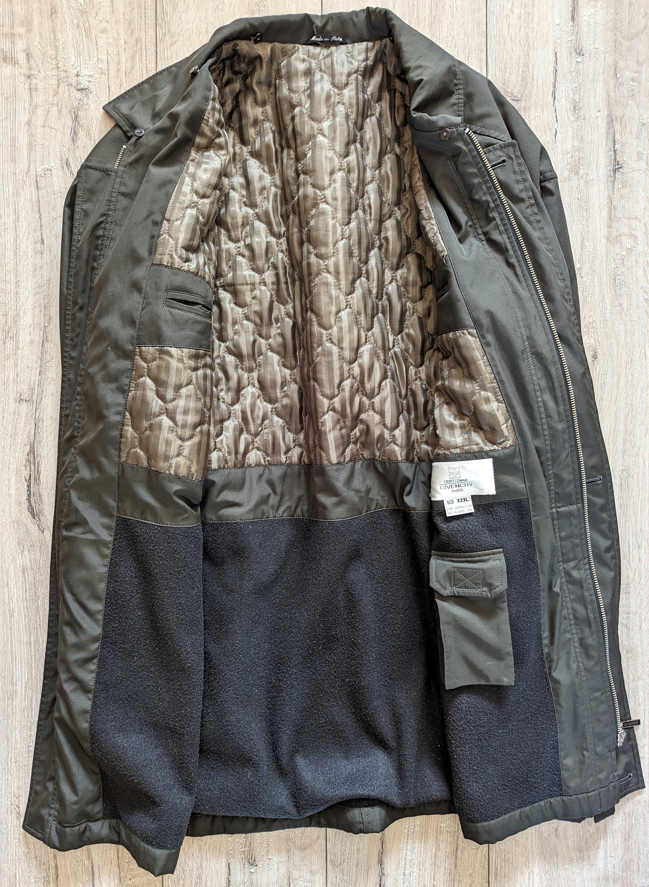 Givenchy Gentleman Paris Vintage French Designer Men s Big Jacket size XXXL