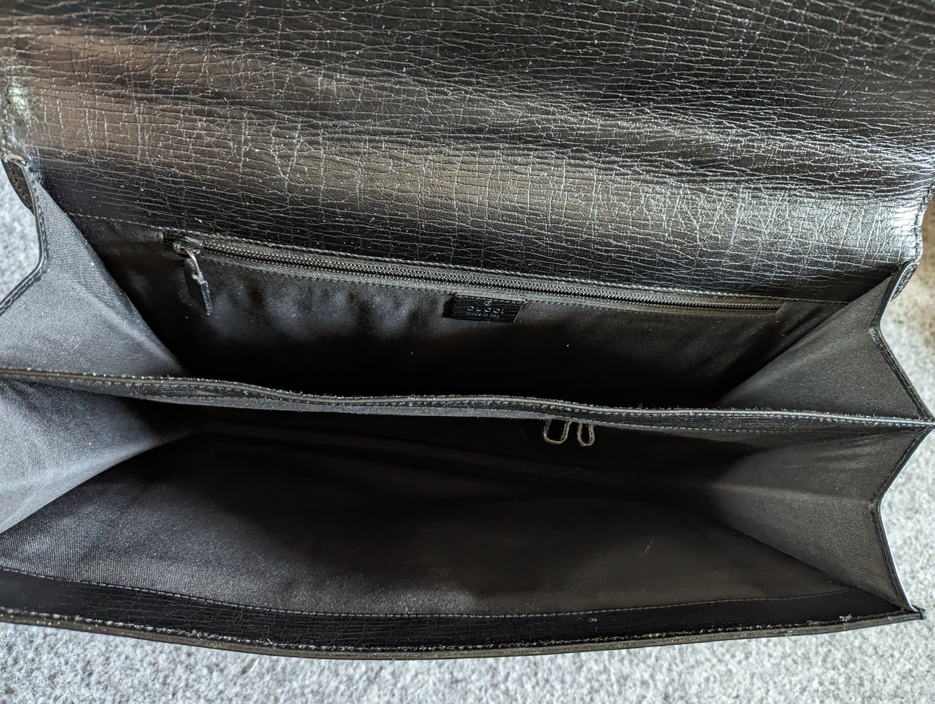 Gucci Vintage Business Bag Document Bag Genuine Leather