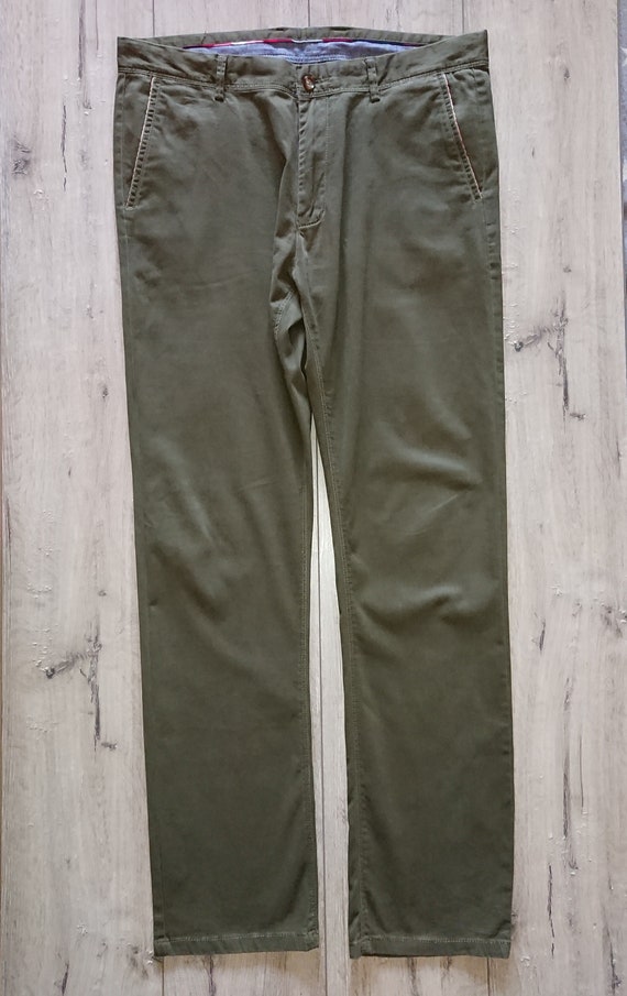 Hermes HERMÈS Vintage 90s Mens Chino Pants Trouse… - image 5