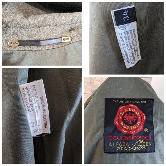 Salko Loden de Luxe Austria Vintage Alpaca Wool Green�?� - Gem