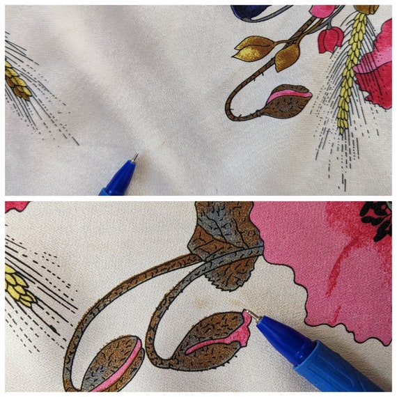 GUCCI Vintage Scarf Silk Floral print  85cm*83cm - image 10