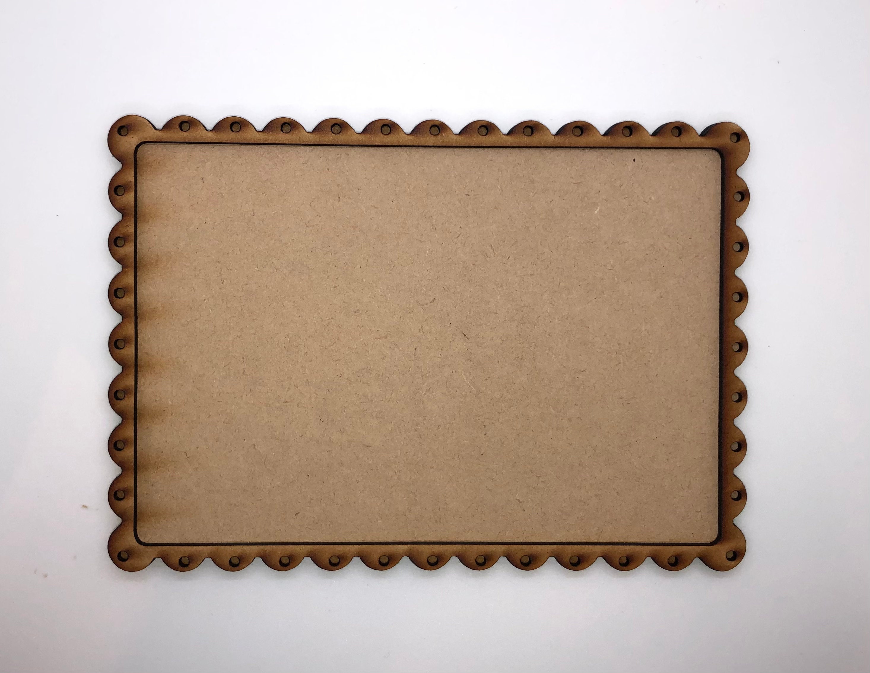 Scalloped Frame Etsy