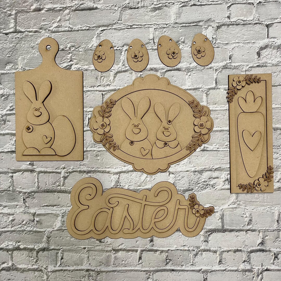 Bunny Easter Set - Etsy