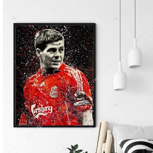 Steven Gerrard Art - Handmålade konsttryck - Poster - Gåva