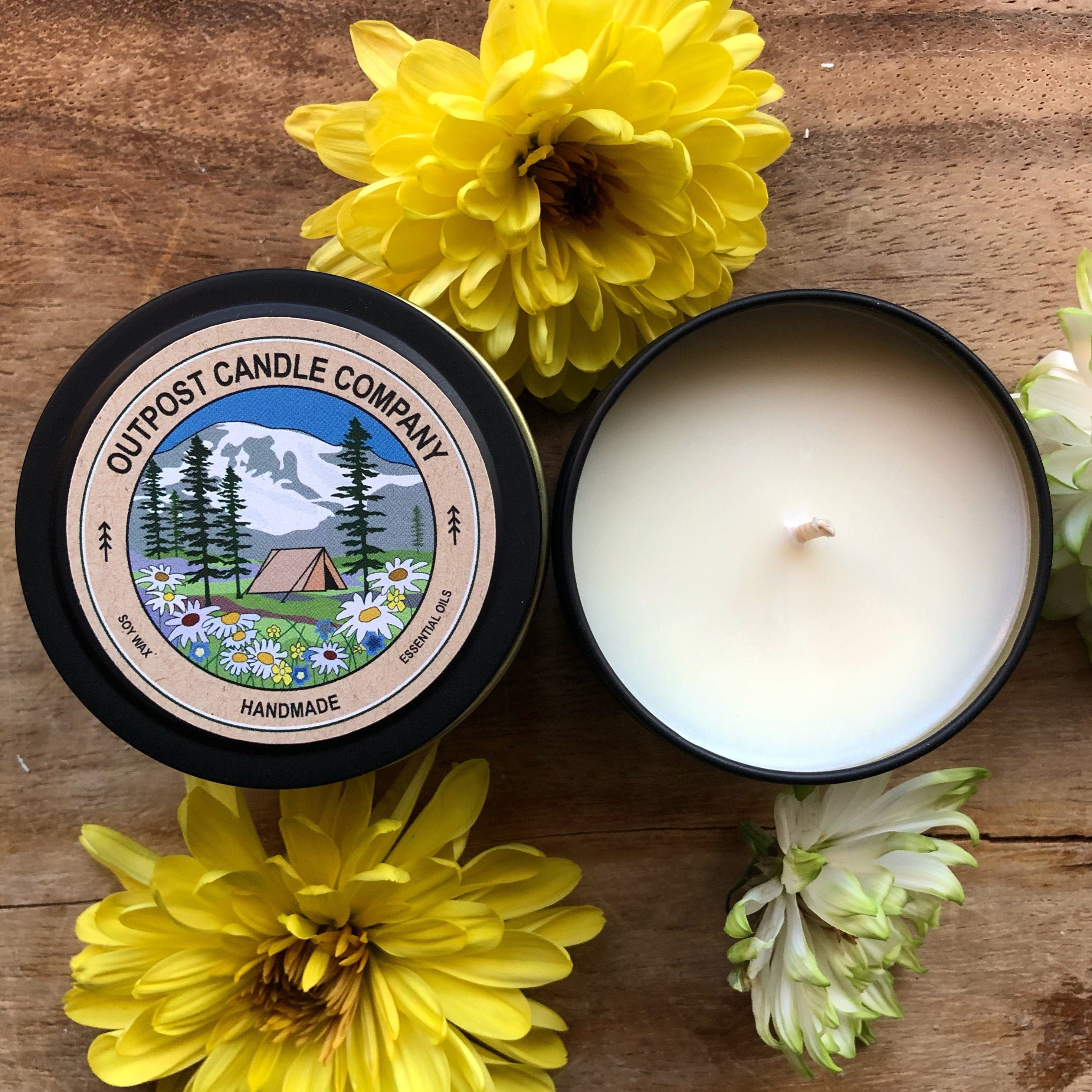 Paradise Meadows Bougie de Soja Faite à La Main