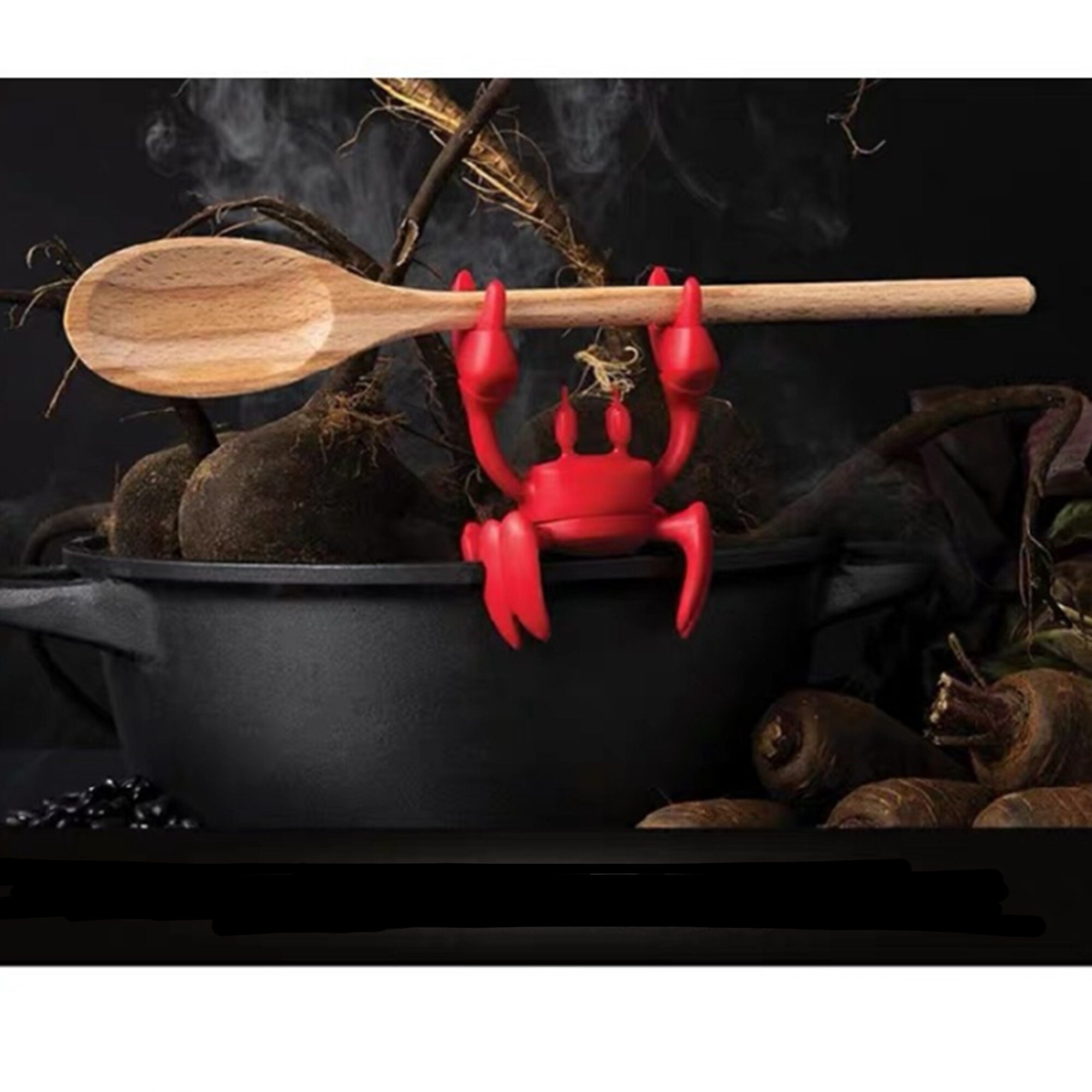 Crab kitchenware rack prevent overflow household spoon Etsy
