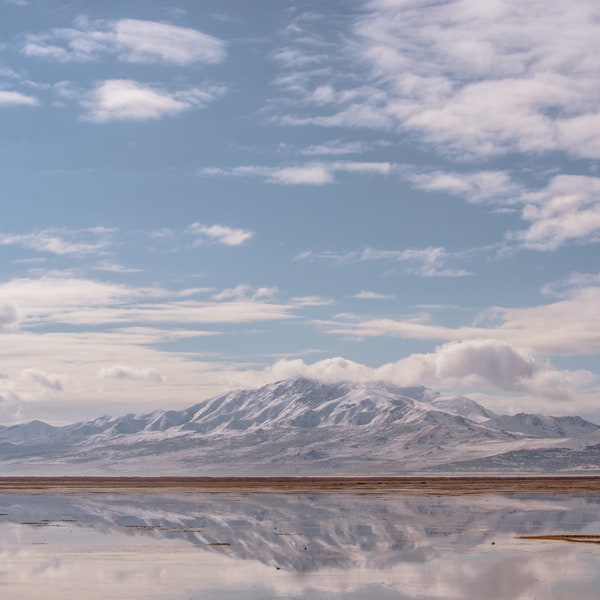 Antelope Island Winter Reflection