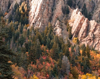 Storm berg in de herfst