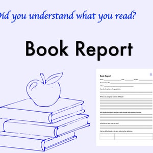 Book Report Printable Document