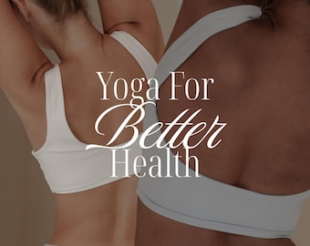 Plan de marketing para yoga y pilates, más de 90 piezas de contenido para redes sociales. Plantilla de Canva.