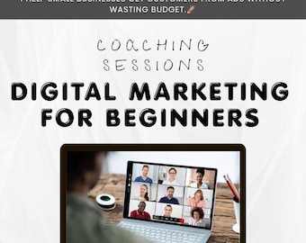 Marketing digital para iniciantes | Mentoria de marketing | Tutor de anúncios do Facebook | Chamada de 30 minutos