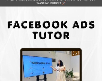 Tutor de Anúncios do Facebook | Mentoria em Publicidade | Consultor de Anúncios do Google | Consulta de 30 minutos