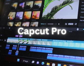 Cuenta CapCut Pro incluida, acceso durante 9 meses, plantillas ilimitadas, herramientas de vídeo con IA.