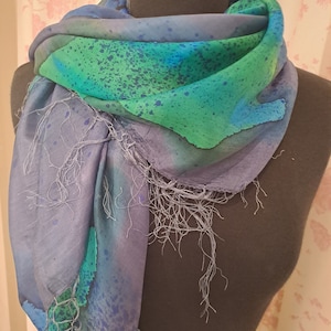 Mulberry pure Silk scarf  Very soft light weight