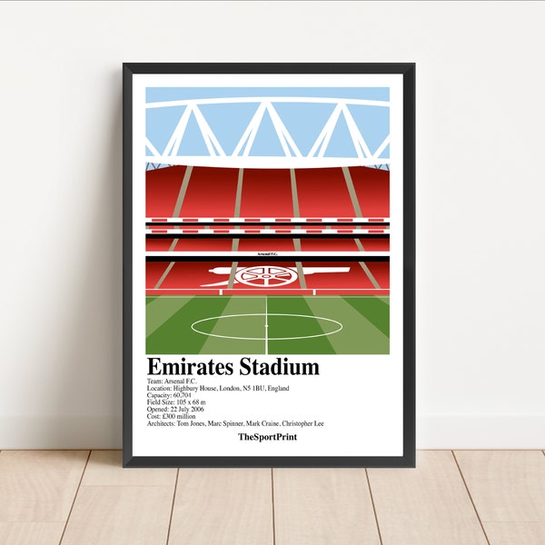 Emirates Stadium - Etsy