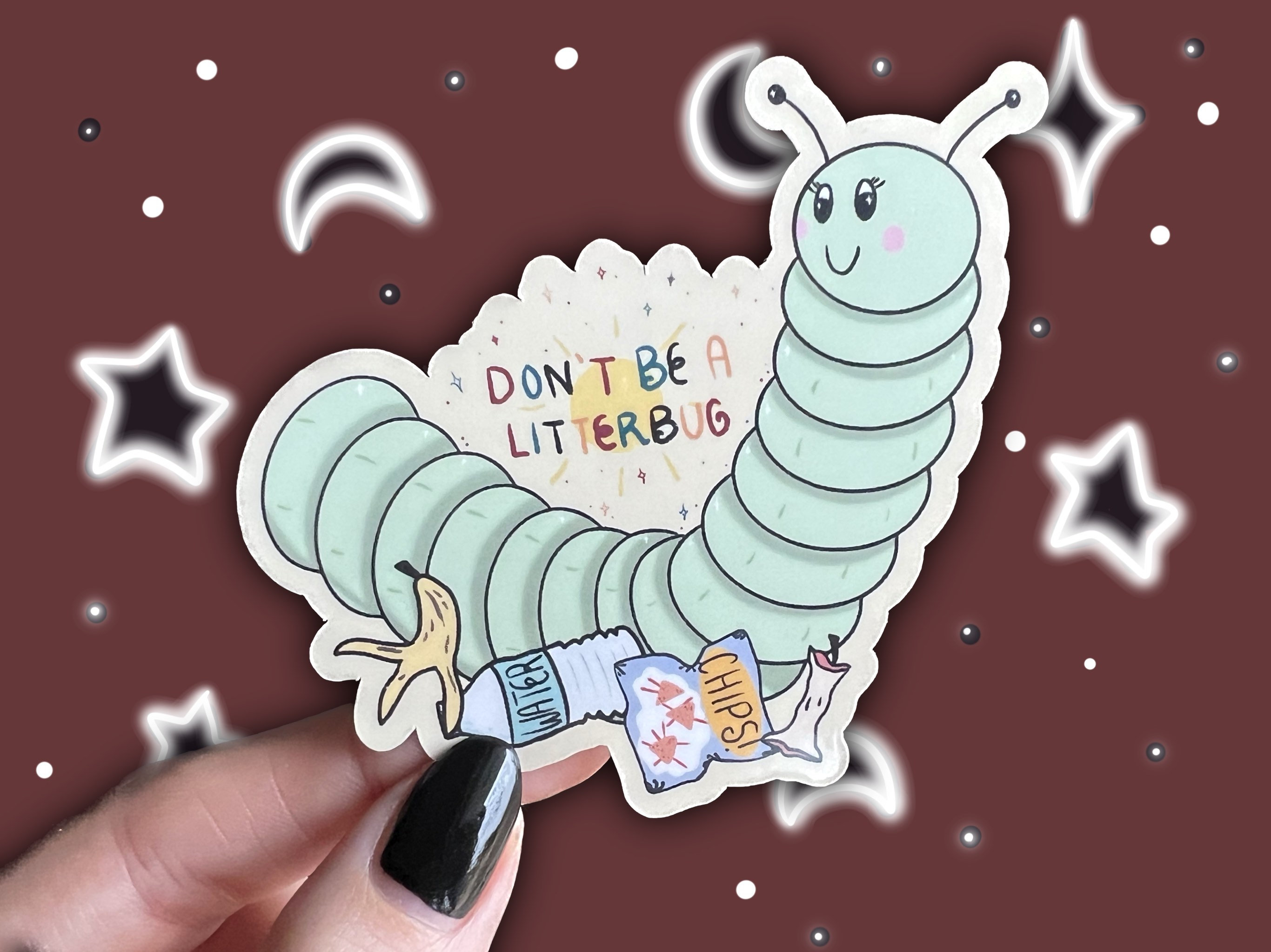 Don't be a LitterBug! Waterproof Sticker — NATURE WALK