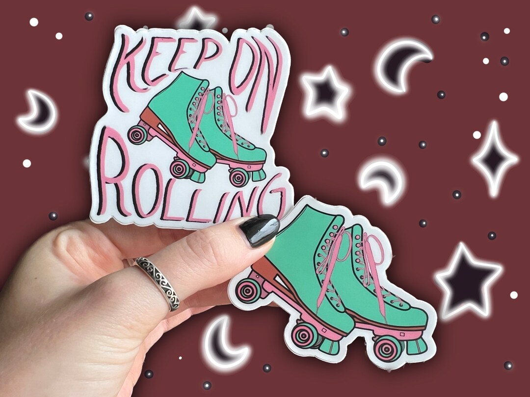 Roller Skate Vinyl Stickers Skater Stickers Skater Gifts Etsy UK