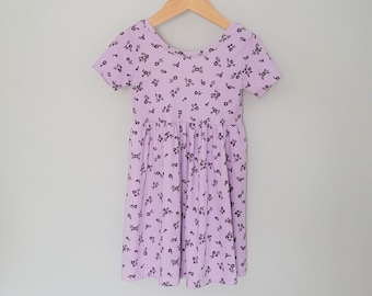Rib Dress // Lilac Floral