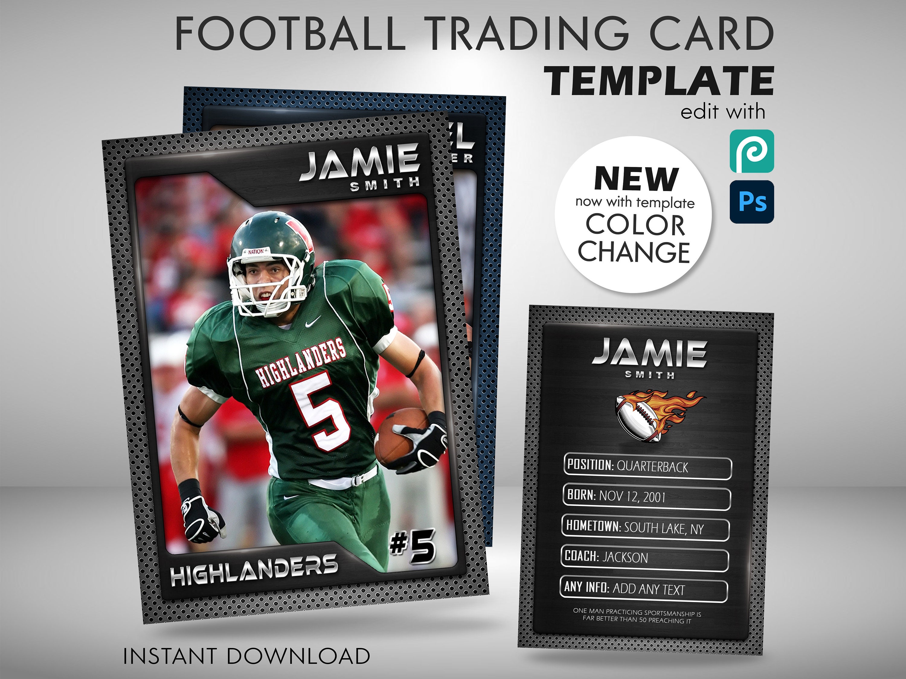 Create A Custom Football Card