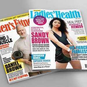 Custom Magazine Poster Fitness Gifts for Him, Funny Fathers Day Gift for Dad, Personalized Sports Wall Art, Birthday Gifts for Boyfriend image 4