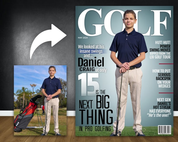 Golf Geschenke für Männer Personalisierte Golf Magazin Cover Geschenke für  Ihn Golf Geschenke für Frauen Geburtstag Personalisierte Golf Geschenke  Ruhestand Geschenk Golf - .de