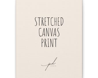 Custom Stretched Canvas Print - PhotoDigiStudio Printing & Shipping Service
