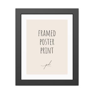 Custom Framed Poster Print  - PhotoDigiStudio Printing & Shipping Service