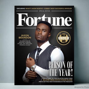 Benutzerdefinierte Magazin-Cover, Geschäftsgeschenk für Chef oder Mitarbeiter, Person des Jahres Geburtstagsgeschenk für ihn sie, lustiges personalisiertes Geschenk für Ehemann