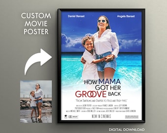 Personalized Mothers Day Movie Poster, Unique Mothers Day Gift, Personalized Gifts for Mom, Funny Mothers Day Card, Mothers Day Poster