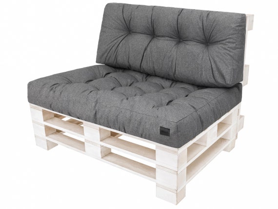 Grey pallet cushions outlet