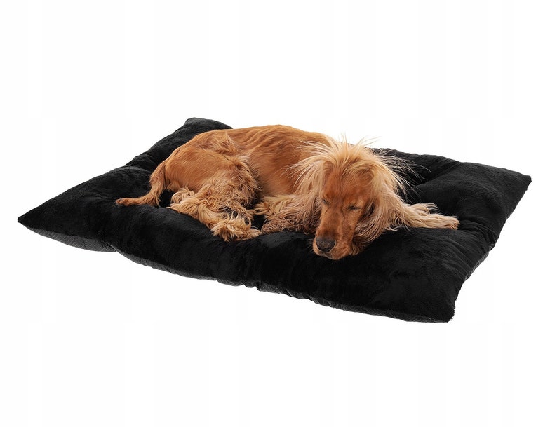 Pamek Hundekorb Tierbett, Hundebett, Katzenbett waschbar Flauschiges 100/70 cm, Strapazierfähigen Pelzstoff., Sehr weich und küschelig Bild 6