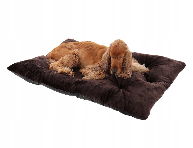 Pamek Hundekorb Tierbett, Hundebett, Katzenbett waschbar Flauschiges 100/70 cm, Strapazierfähigen Pelzstoff., Sehr weich und küschelig Bild 7