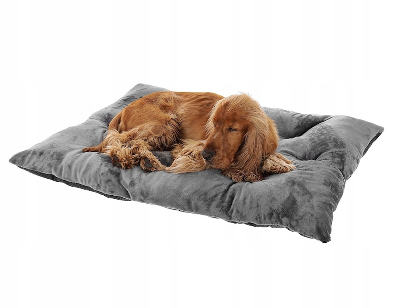 Pamek Hundekorb Tierbett, Hundebett, Katzenbett waschbar Flauschiges 100/70 cm, Strapazierfähigen Pelzstoff., Sehr weich und küschelig Bild 9