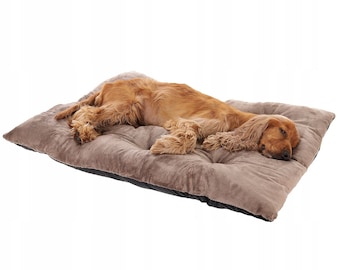 Pamek Hundekorb Tierbett, Hundebett, Katzenbett waschbar Flauschiges 100/70 cm, Strapazierfähigen Pelzstoff., Sehr weich und küschelig