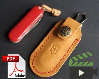 Victorinox Classic SD Leather Sheath Pattern PDF – Mini Swiss Army Knife Case, leather case (Digital Download)