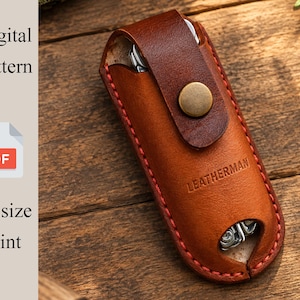 Leatherman Multitool Belt Sheath Organizer: Leatherman Wave, Charge, Signal, Skilton (PDF Pattern)