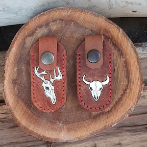 Handmade Leather Sheath for Victorinox Mini SD: Pocket Knife Case