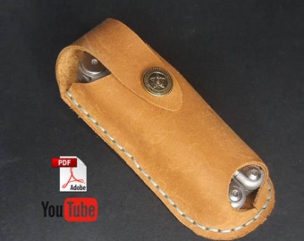 Leatherman Multitool Belt Sheath Organizer: Leatherman Wave, Charge, Signal, Skilton (PDFPattern)