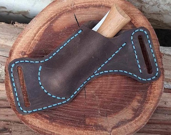 Folding Knife Leather Sheath, Organizer EDC Tools, knife pouch, knife sheath, victorinox, openil