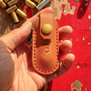 Handmade Leather Sheath for Victorinox Classic SD Swiss Knife