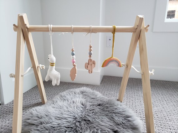 Etsy wooden play gym hotsell