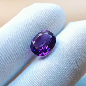 AAA + Qualität lila Amethyst Edelstein, ovale Form facettierten Edelstein, loser Amethyst Edelstein für die Schmuckherstellung, Edelstein für Ring